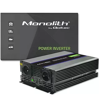 Qoltec Przetwornica napięcia Monolith 6000 MS Wave | 12V na 230V | 3000/6000W | USB