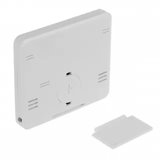 GreenBlue Termometr/higrometr z funkcją zegara GB384W Biały