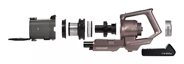 Concept Pionowy i ręczny odkurzacz akumulatorowy Iconic Animal Flex 29,6V VP6120