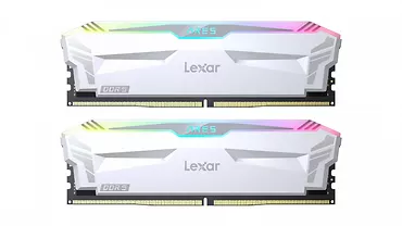 Lexar Pamięć DDR5 ARES RGB Gaming 32GB(2*16GB)/6400 biała