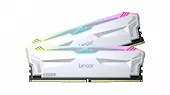 Lexar Pamięć DDR5 ARES RGB Gaming 32GB(2*16GB)/6400 biała