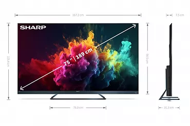 Sharp Telewizor LED 75 cali 75FQ8EG