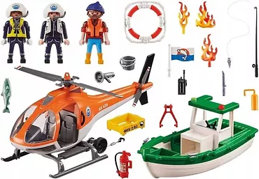 Playmobil Rescue Action 70491 Misja przybrzeżnej straży pożarnej