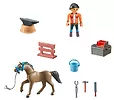 Playmobil Zestaw z figurkami Horses 71357 Kowal Ben i Achilles