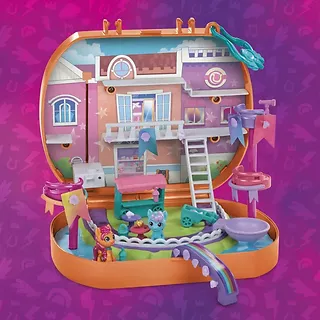Hasbro My Little Pony Mini World Magic Kompaktowe Miasteczko Zatoka Grzyw