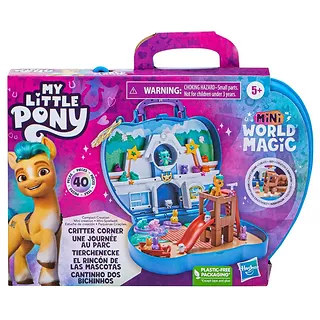 Hasbro Zestaw figurek My Little Pony Mini World Magic Kompaktowe Miasteczko Kącik Zwierzaków
