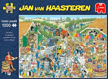 Tm Toys Puzzle Jumbo 1000 elementów Winiarnia