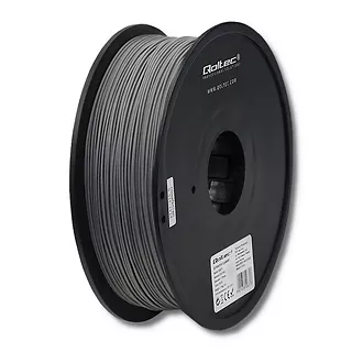 Qoltec Profesjonalny filament do druku 3D | PLA PRO | 1kg | 1.75mm | Szary