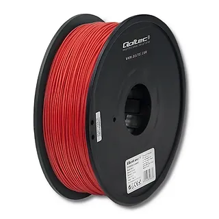 Qoltec Profesjonalny filament do druku 3D | ABS PRO | 1.75mm | 1kg | Czerwony