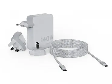 Xtorm Adapter podr&oacute;żny GaN Ultra 140W wtyczki EU,US,UK + kabel USB-C PD