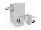 Xtorm Adapter podr&oacute;żny GaN Ultra 140W wtyczki EU,US,UK + kabel USB-C PD