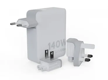Xtorm Adapter podr&oacute;żny GaN Ultra 140W wtyczki EU,US,UK + kabel USB-C PD