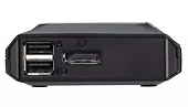 ATEN Przełącznik kablowy 2-portowy  4K USB-C DP KVM