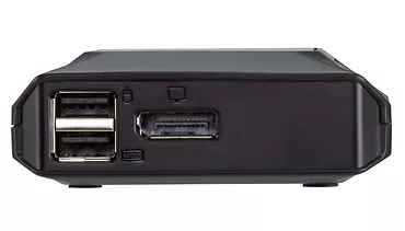 ATEN Przełącznik kablowy 2-portowy  4K USB-C DP KVM