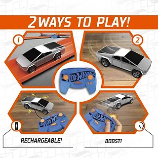 Pojazd Hot Wheels Tesla Cybertruck 1:64 sterowane