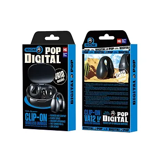 WEKOME Słuchawki bezprzewodowe VA12 Clip-On - Bluetooth V5.2 TWS z etui ładującym Czarne