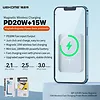 WEKOME Powerbank indukcyjny 10000 mAh Fast Charging PD 20W MagSafe Biały