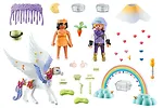Playmobil Zestaw z figurkami Princess Magic 71361 Niebiański pegaz z tęczą