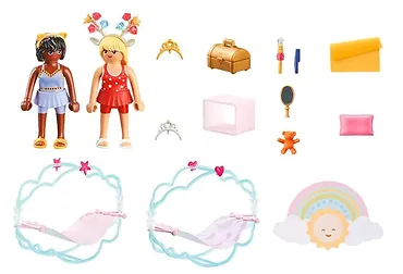Playmobil Zestaw z figurkami Princess Magic 71362 Niebiańskie piżama party