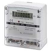 Qoltec Jednofazowy elektroniczny licznik | miernik zużycia energii |    230V | LCD