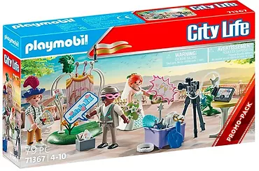 Playmobil Zestaw z figurkami City Life 71367 Ślubna fotobudka