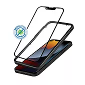 CRONG Szkło ochronne Anti-Bacterial 3D Armour Glass iPhone 14 / iPhone 13 / iPhone 13 Pro z ramką instalacyjną