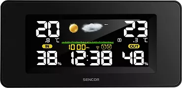 Sencor Stacja pogody SWS 5270 kolorowy wyświetlacz LCD