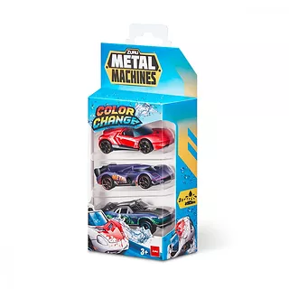 ZURU Metal Machines Auto zmieniające kolor 3-pak