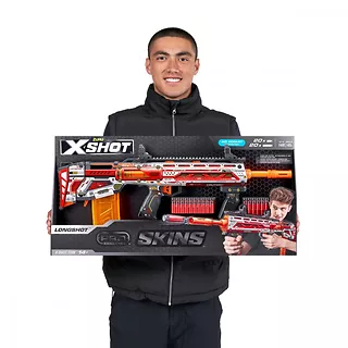 ZURU X-Shot Wyrzutnia Skins Pro seria 1 Sinister 40 strzałek