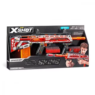 ZURU X-Shot Wyrzutnia Skins Pro seria 1 Sinister 40 strzałek