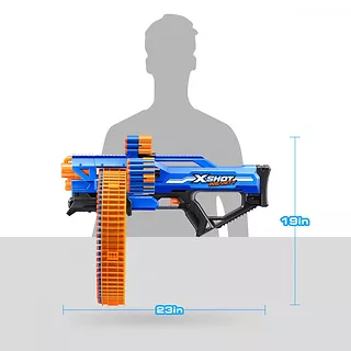 ZURU X-Shot Wyrzutnia Insanity Mad Mega Barrel 72 strzałki