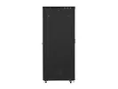 Lanberg Szafa stojąca Rack 19 cali 47U 800x1200mm, drzwi szklane LCD (FLAT PACK) czarna