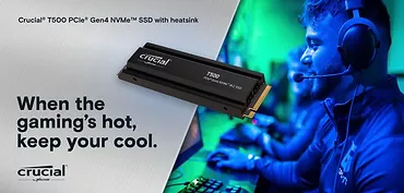 Crucial Dysk T500  1TB M.2 NVMe 2280 PCIe 4.0  7300/6800