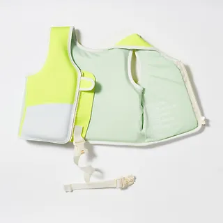 Sunnylife Kamizelka do pływania (1-2 lata) - Shark Tribe, Blue Neon Citrus