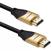 Qoltec Kabel HDMI v2.1 Ultra High Speed 8K | 60Hz | 30AWG | 1m Złoty