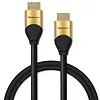 Qoltec Kabel HDMI v2.1 Ultra High Speed 8K | 60Hz | 30AWG | 1m Złoty