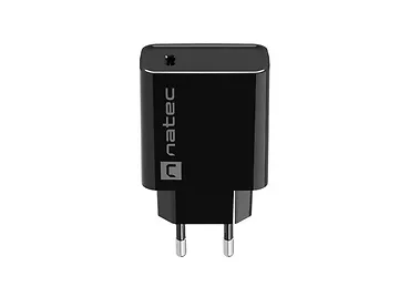 Natec Ładowarka sieciowa Ribera 1x USB-C 20W Czarna