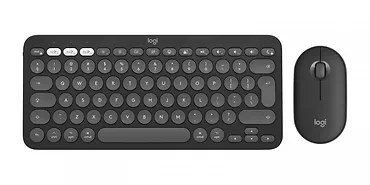 Logitech Zestaw klawiatura i mysz Pebble Combo for Mac Tonal Graphite  920-012244 Grafitowy