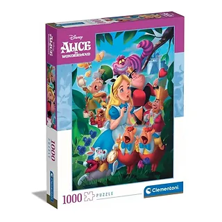 Clementoni Puzzle 1000 element&oacute;w Disney Alicja w Krainie Czar&oacute;w