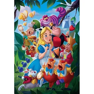 Clementoni Puzzle 1000 element&oacute;w Disney Alicja w Krainie Czar&oacute;w
