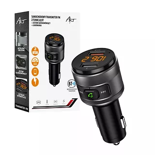 ART Transmiter samochodowy FM MP3 z funkcją BT, USB LCD FM-57 QC3.0