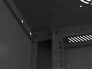 Lanberg Szafa wisząca 19 cali 4U 600x450 drzwi perforowane (flat pack) czarna