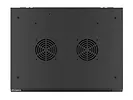 Lanberg Szafa wisząca 19 cali 9U 600x450 drzwi perforowane (flat pack) czarna