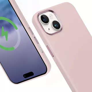 CRONG Etui Color Cover LUX Magnetic iPhone 15 Plus MagSafe Różowe