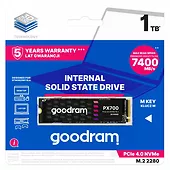 GOODRAM Dysk SSD PX700 1TB M.2 PCIe 2280 4x4 7400/6500MB/s