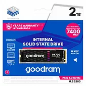 GOODRAM Dysk SSD PX700 2TB M.2 PCIe 2280 4x4 7400/6500MB/s