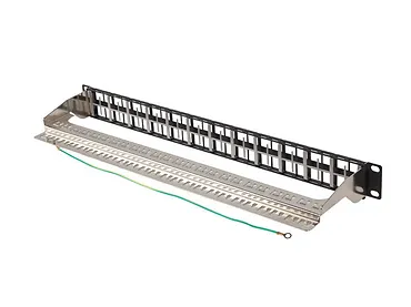 Lanberg Patch panel pusty 48 portów 1U 19 cali ftp do modułów keystone czarny