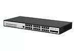 Extralink Przełącznik zarządzalny PoE Chiron Pro 24xRJ45 1000mb/s PoE, 4xSFP+  L3, 370W