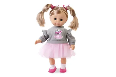 Artyk Lalka Natalia w szarym sweterku, m&oacute;wi po polsku, 39 cm