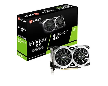 MSI Karta graficzna GTX 1650 D6 VENTUS XS OC V3 4GB 128bit GDDR6 HDMI